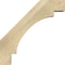 Ekena Millwork 6"W x 22"D x 22"H Merced Rough Sawn Knee Brace, Douglas Fir BRC06X22X22MRC00RDF - alternate 3